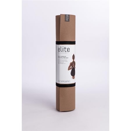 Aeromat Aeromat 72381 Elite Dual Surface Yoga & Pilates Mat; Chai 72381